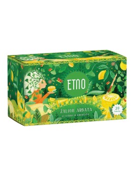 Green tea with lemon and ginkgo, ETNO, 20 tea bags