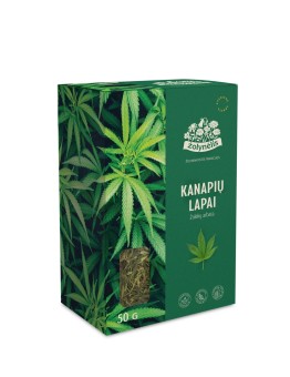 Hemp leaves, loose herbal tea, Žolynėlis, 50 g