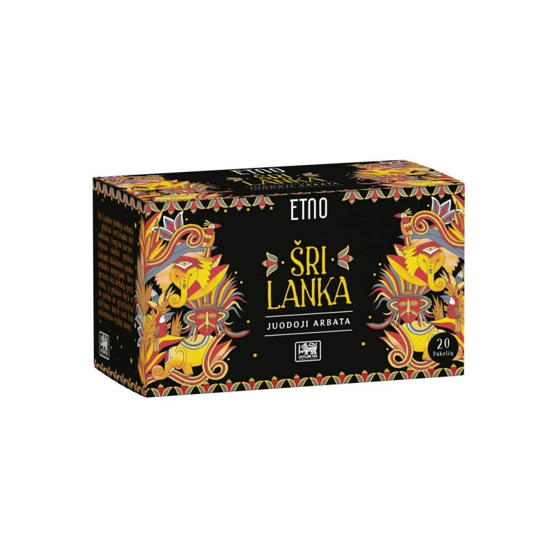 Juodoji arbata Šri Lanka ETNO, 20 vnt.