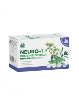 Neuro-1 for mental performance, herbal tea with zinc and vit. B12, Švenčionių vaistažolės, 20 tea bags