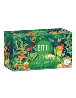 Green tea with mint and ginger, ETNO, 20 tea bags