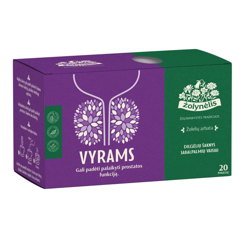 For Men herbal tea for the prostate, Žolynėlis, 20 tea bags