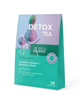 Detox tea herbal tea for detoxification, Acorus Balance, 28 tea bags