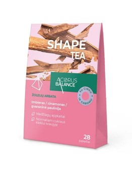 Shape tea herbal tea for metabolism, Acorus Balance, 28 tea bags