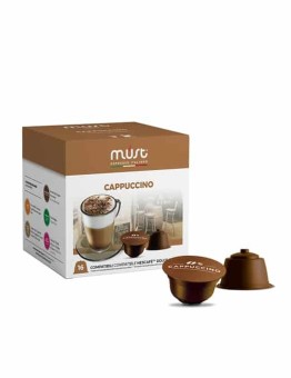 Must Cappuccino coffee capsules, Dolce Gusto® compatible, 16 pcs
