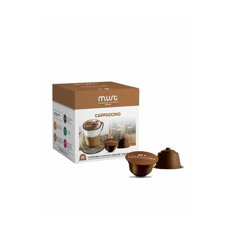 Kavos kapsulės Must „Cappuccino“, 16 vnt.