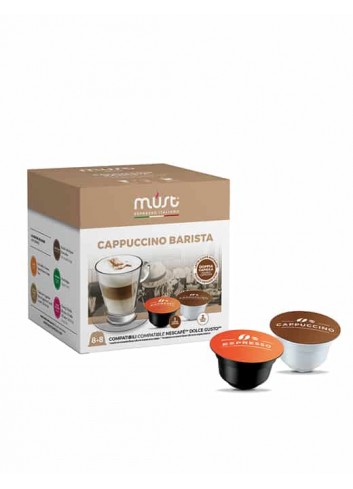 Kavos kapsulės Must „Cappuccino Barista“, 16 vnt.