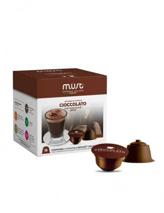 Cioccolato karšto šokolado kapsulės Dolce Gusto aparatui.