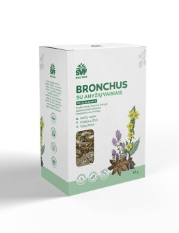 Bronchus with aniseed, for the respiratory tract, Švenčionių vaistažolės, 50 g