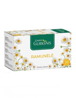 Chamomile herbal tea, Gamtos Gurkšnis, 20 tea bags