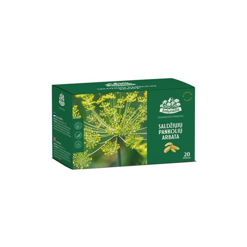Sweet fennel tea, Žolynėlis, 20 tea bags