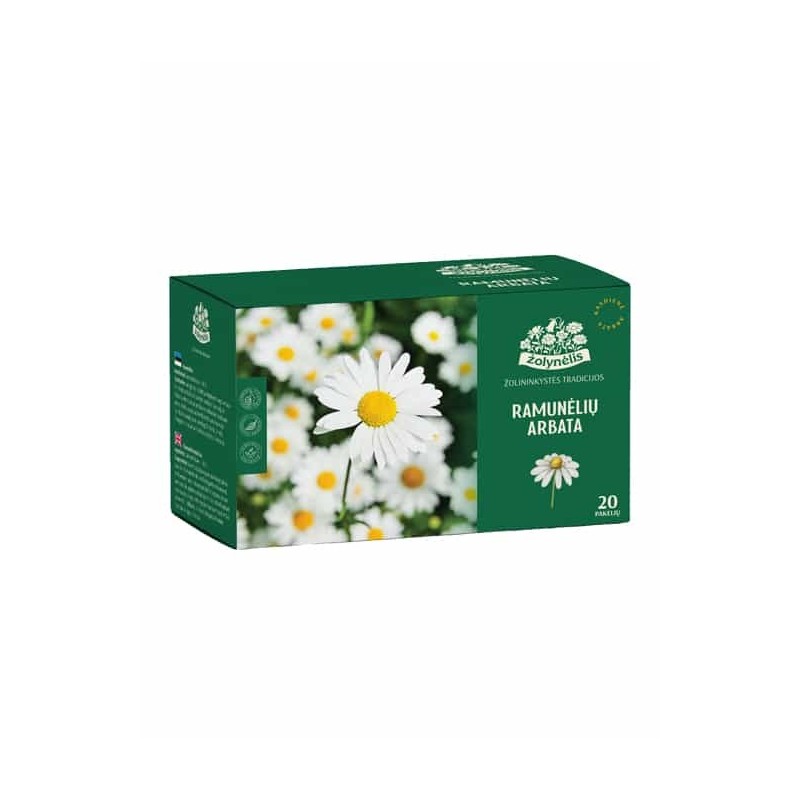 Chamomile tea, Žolynėlis, 20 tea bags