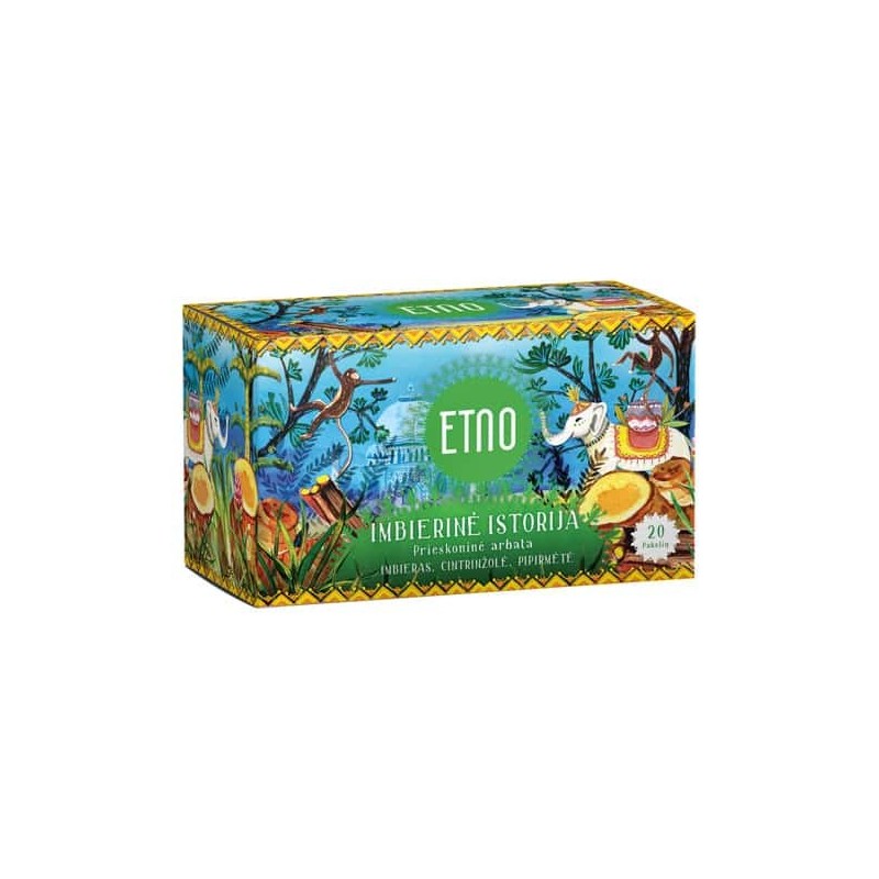 Imbierinė istorija spiced tea, ETNO, 20 tea bags