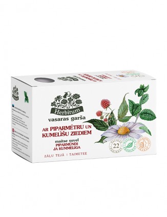 Zāļu tēju ar Piparmētru un Kumelīšu ziediem Herbitum, 20 gab.