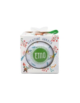 Christmas bauble with Kadagių giraitė (Juniper Grove) loose tea, ETNO, 60 g