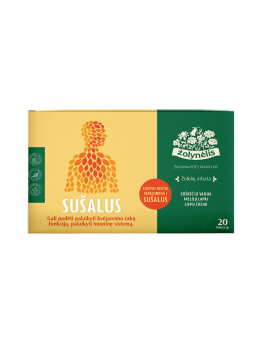 Sušalus (Chilled), herbal tea for the respiratory tract and immunity, Žolynėlis, 20 tea bags
