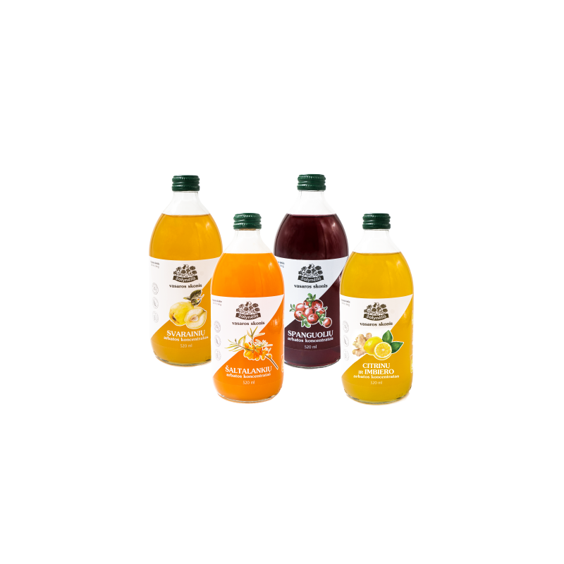 Tea concentrate Set 4, Žolynėlis, 4 pcs
