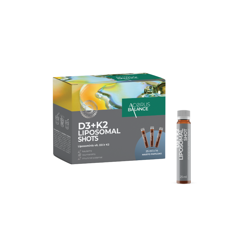 Liposomal shots D3+K2 | Onelife.lt