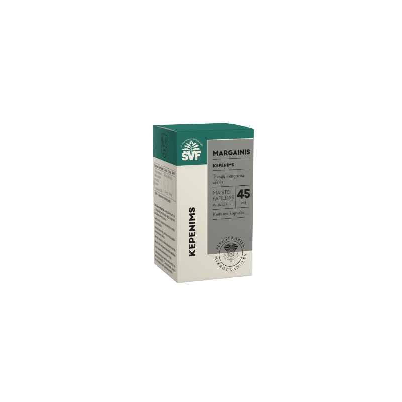 Milk thistle for the liver, hard capsules, Švenčionių vaistažolės, 45 pcs
