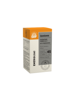 Ginseng hard capsules for energy, Švenčionių vaistažolės, 45 pcs