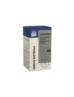 Valerian hard capsules for the nervous system, Švenčionių vaistažolės, 45 pcs