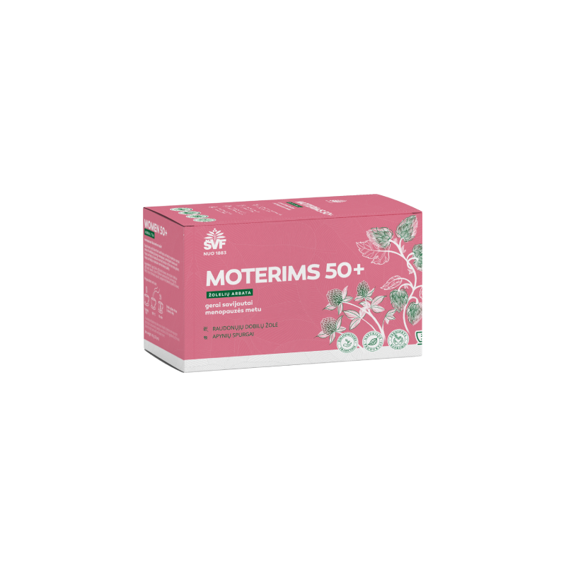 For Women 50+ herbal tea for the menopause, Švenčionių vaistažolės, 20 tea bags