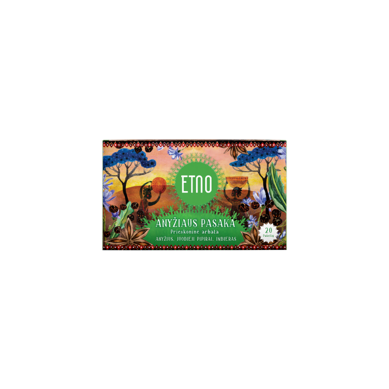 Anyžiaus pasaka spiced tea, ETNO, 20 tea bags