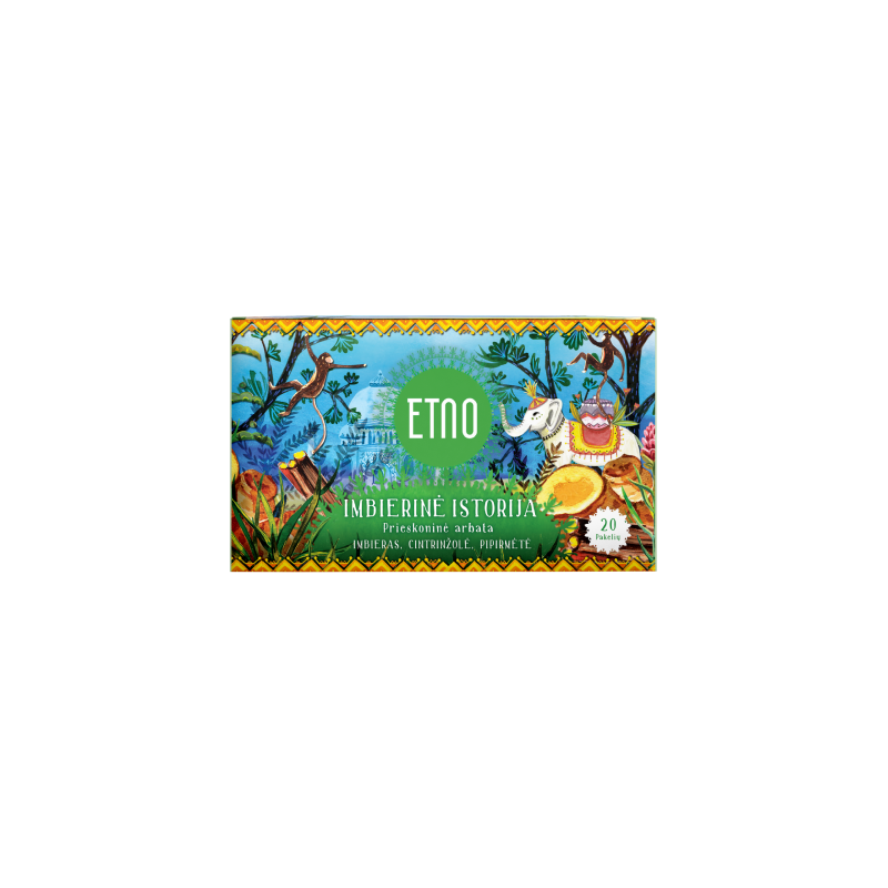 Imbierinė istorija spiced tea, ETNO, 20 tea bags