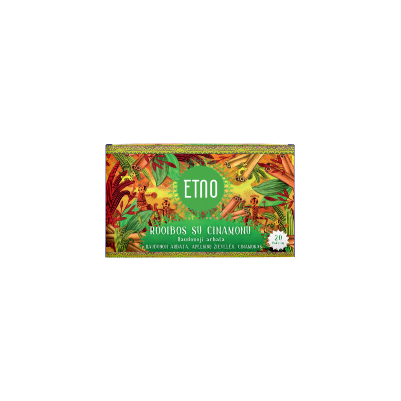 Raudonoji arbata rooibos su cinamonu - ETNO | Onelife.lt