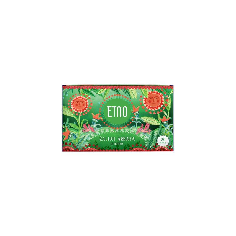 Žalioji arbata su matcha ETNO | Onelife.lt