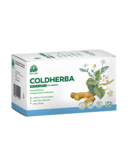 Coldherba herbal tea with ginger for immunity, Švenčionių vaistažolės, 20 tea bags