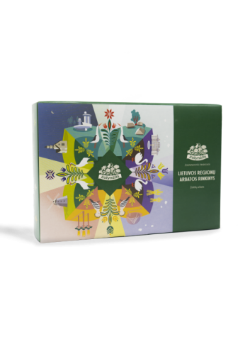 Arbatos rinkinys LIETUVOS REGIONŲ arbata, 60 vnt.