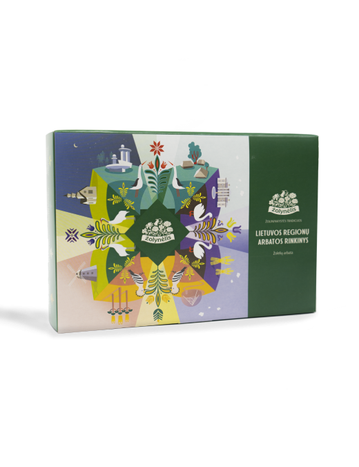 Arbatos rinkinys LIETUVOS REGIONŲ arbata, 60 vnt.
