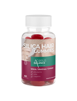 Silica hair gummies for hair, Acorus Balance, 60 pcs