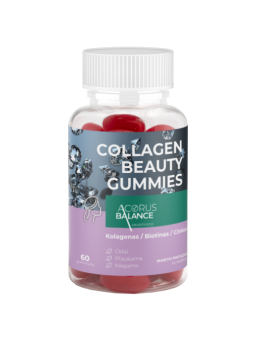 Collagen beauty gummies for skin, hair and nails, Acorus Balance, 60 pcs