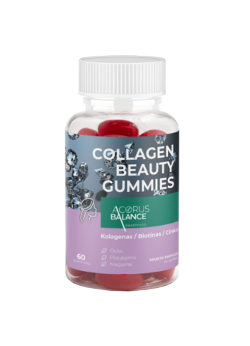 Collagen beauty gummies odai, plaukams, nagams, 60 vnt.