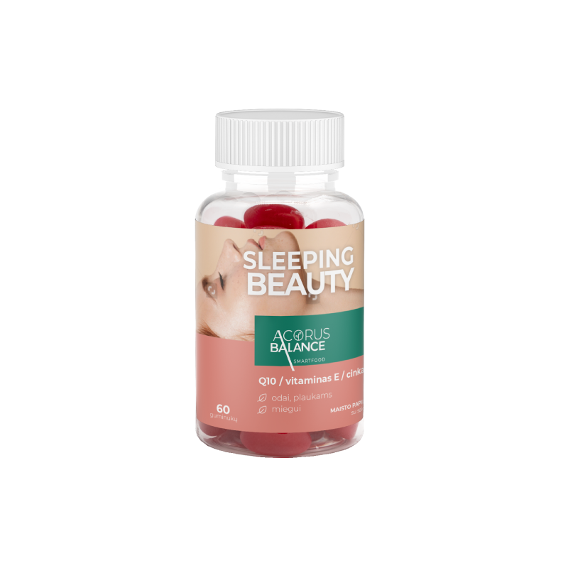 Sleeping beauty gummies for skin and sleep, Acorus Balance, 60 pcs