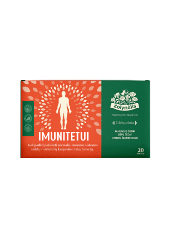 Žolelių arbata Imunitetui ŽOLYNĖLIS, 20 vnt.