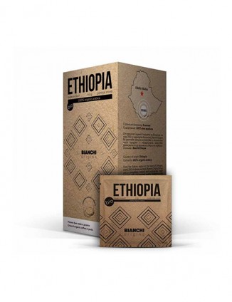 Organiskās kafijas spilventiņi BIANCHI Ethiopia, 16 gab.