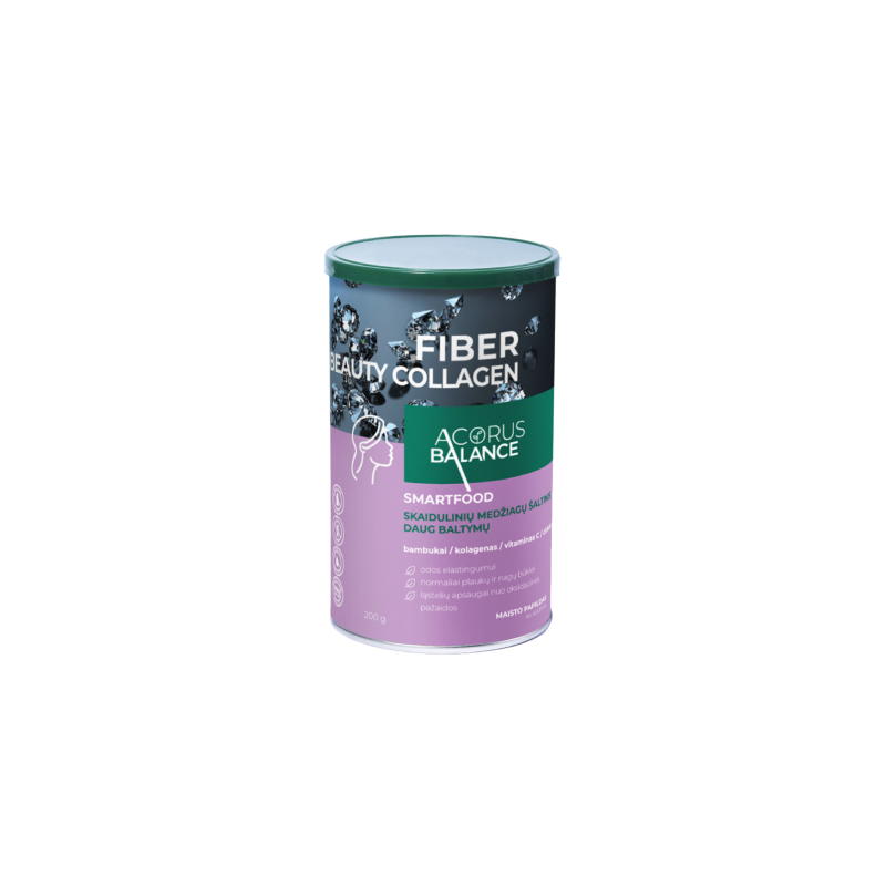 Fiber beauty collagen fibre for skin, hair and nails, Acorus Balance, 200 g