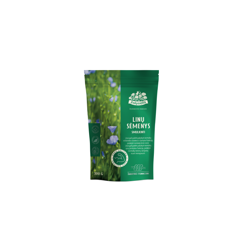 Ground flaxseed for the digestive system, Žolynėlis, 300 g