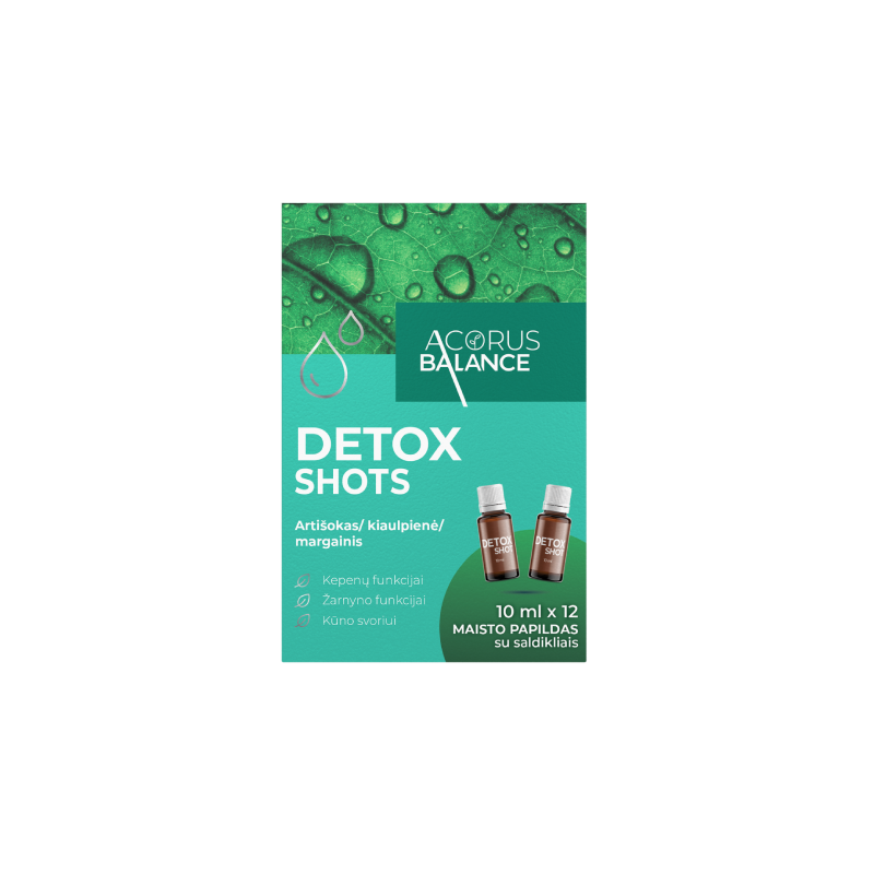 Detox shots Kepenų, žarnyno funkcijai | Onelife.lt