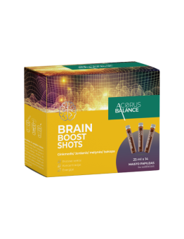 Brain boost shots for mental performance, Acorus Balance, 14 pcs
