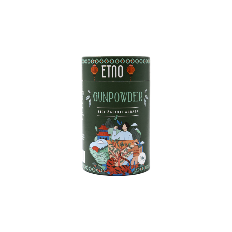 GUNPOWDER biri žalioji arbata ETNO, 70 g
