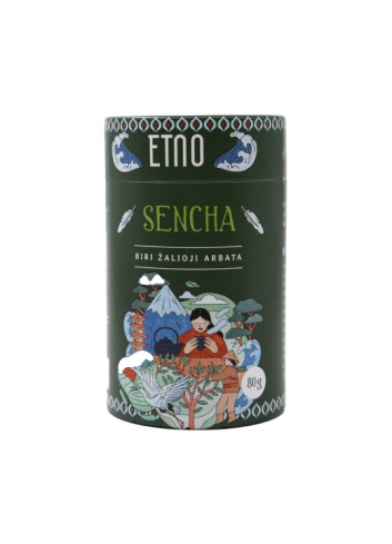 Žalioji arbata Sencha, Etno, biri, 80 g