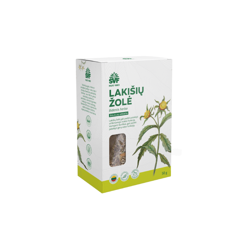 Bur-marigold herb, herbal tea for skin condition, Švenčionių vaistažolės, 50 g