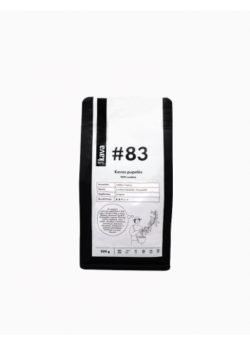 Kavos pupelės KAVA96°C, Nr.83, 500 g, Brazilija, Gvatemala, Kolumbija, Kosta Rika