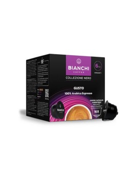 Kavos kapsulės BIANCHI Gusto Arabika Espresso, 16 vnt.