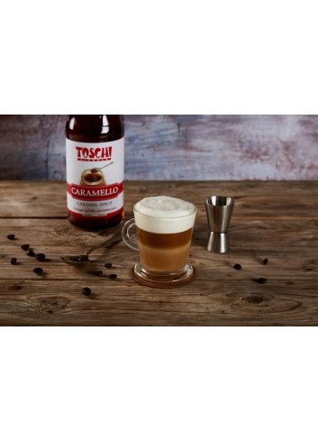 karamelės skonio sirupas