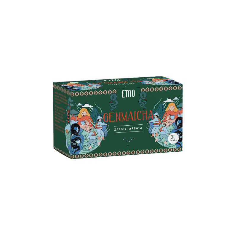 Genmaicha green tea, ETNO, 20 tea bags